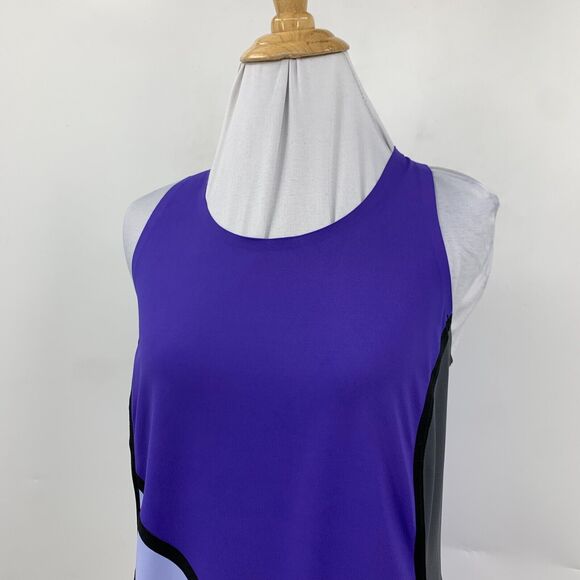 Title Nine Athletic Dress Womens S Small Scoop Neck Colorblock Sleeveless Pocket - Picture 3 of 14